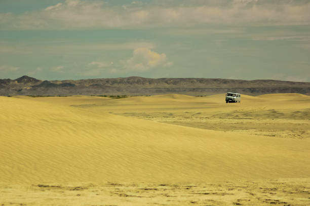 istock Russian Van in prairie of mongolia 887615970