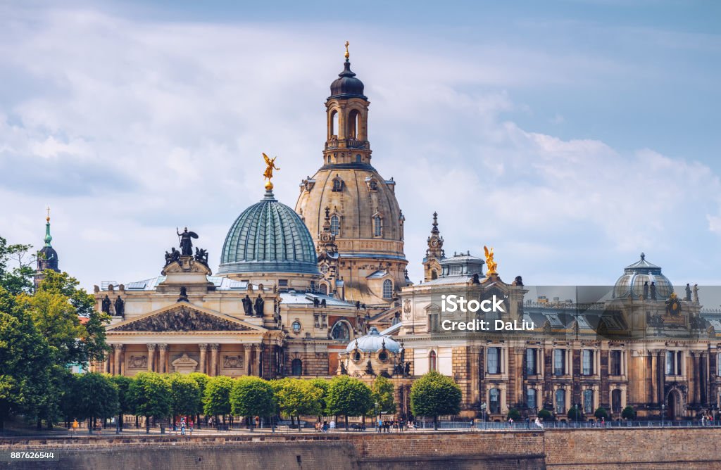 The ancient city of Dresden, Germany. Historical and cultural center of Europe. Dresden - Germany Stock Photo