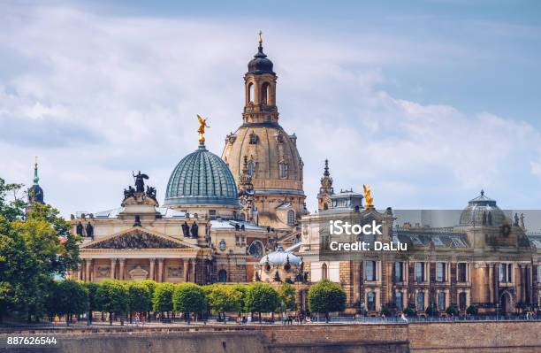 The Ancient City Of Dresden Germany Historical And Cultural Center Of Europe Stock Photo - Download Image Now