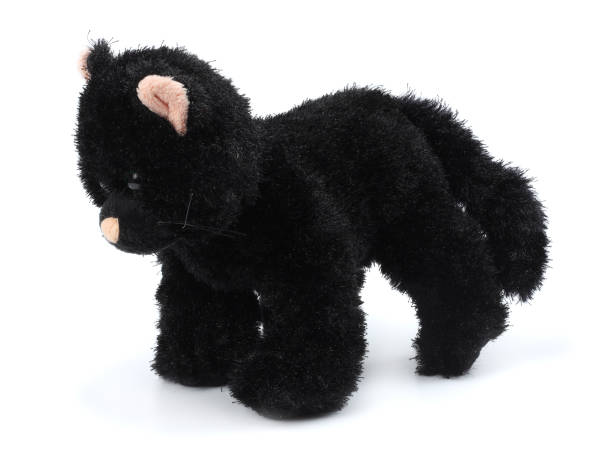 istock toy black cat isolated on white background 887648044