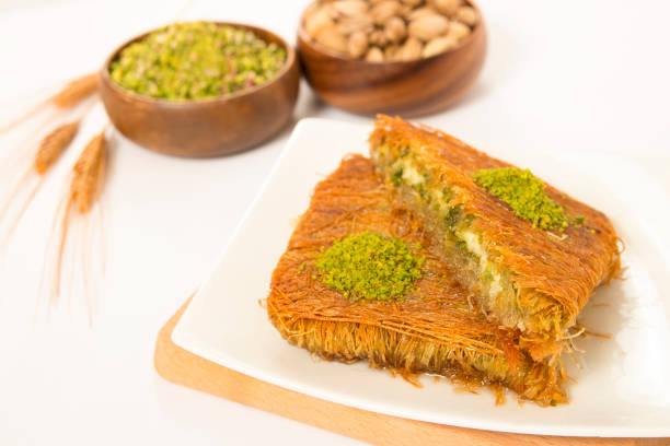 istock traditional turkish sweet kadayif 887654830