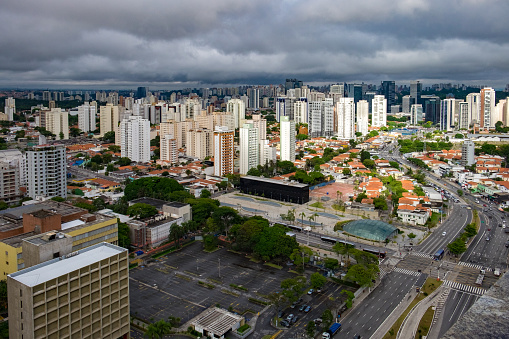 City of São Paulo, São Paulo, Brazil - December 2, 2017: 