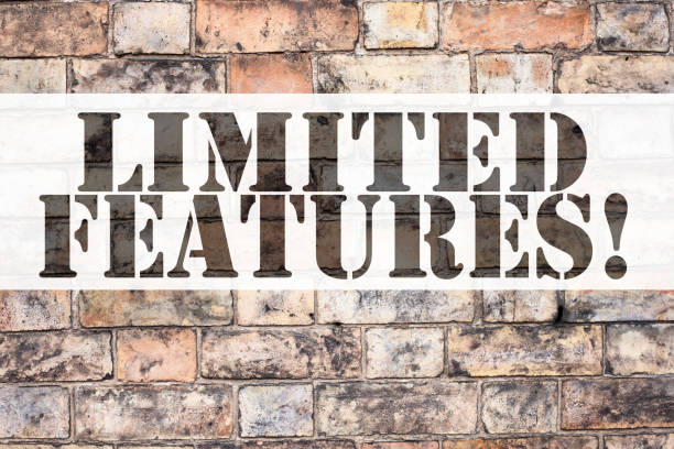 istock Conceptual announcement text caption inspiration showing Features. Business concept for Advertisement Advertising written on old brick background with copy space 887669498