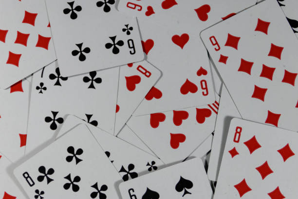 istock Background of the playing cards 887669878