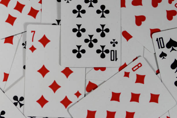 istock Background of the playing cards 887669880