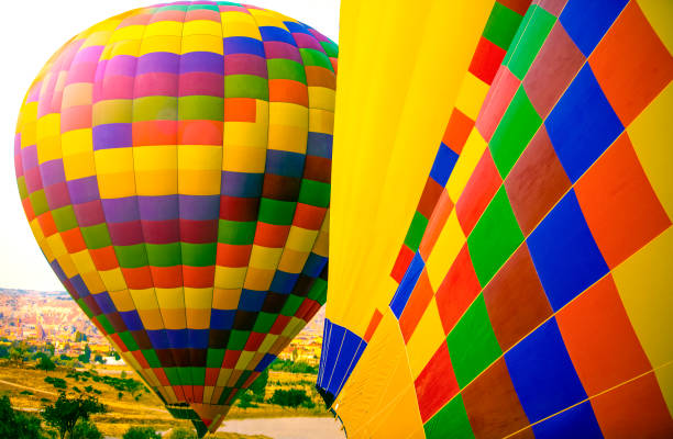 istock Hot air balloons in Cappadocia 887670046