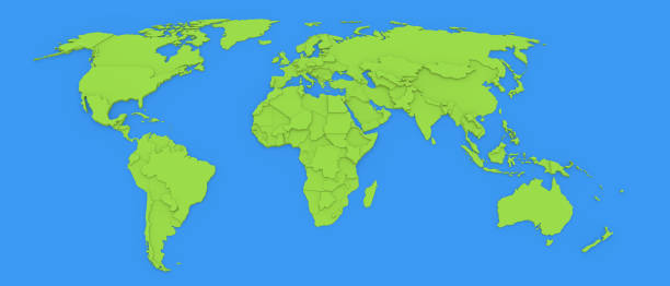 istock 3D map of the world 887709806