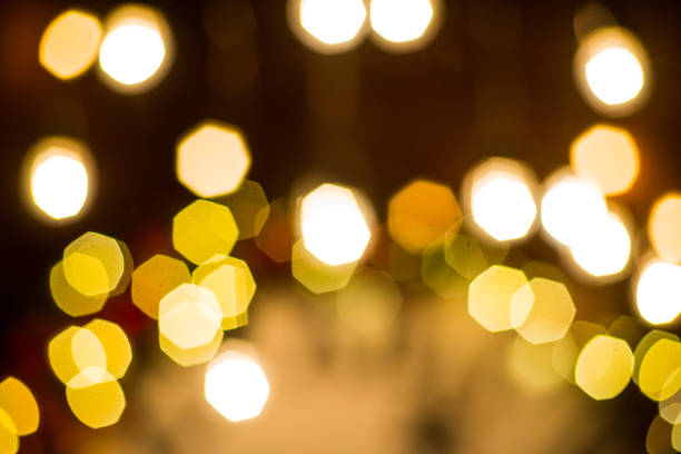 istock Blurred background, New Year's lights, bokeh 887732326
