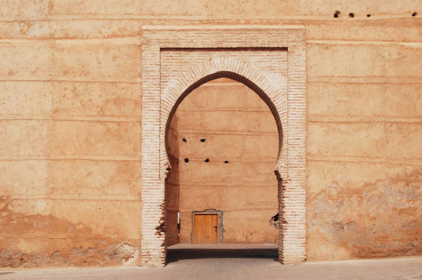 istock Classic arch architecture style enterance, medina 887732610