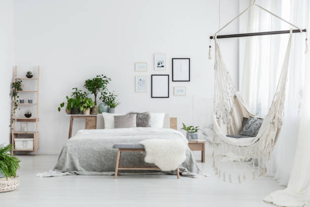 istock Brazilian chair in bedroom 887806404