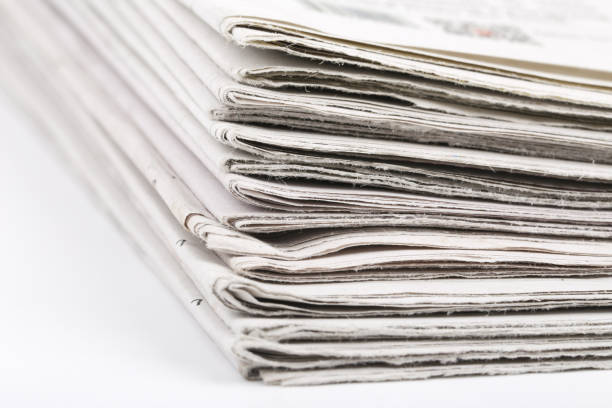 istock Close-up Shot Of Newspaper 887807020