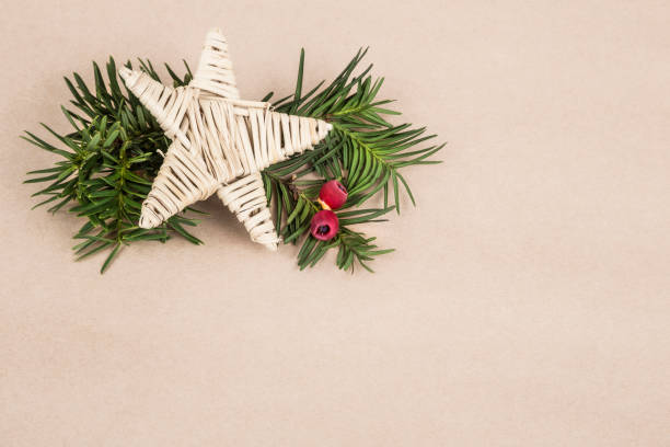 istock New year / noel template with a star 887807128