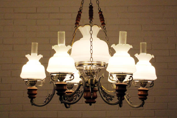 istock The old and antique lamp which also functions perfectly 887827670