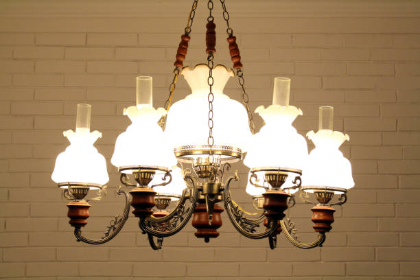 istock The old and antique lamp which also functions perfectly 887827754