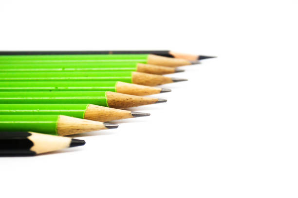 istock Color pencils isolated on white background.Close up. 887830710