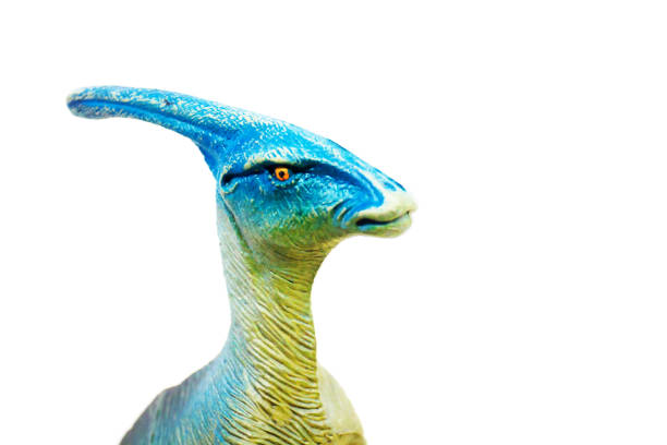 istock Isolated dinosaur toy on white background 887833210