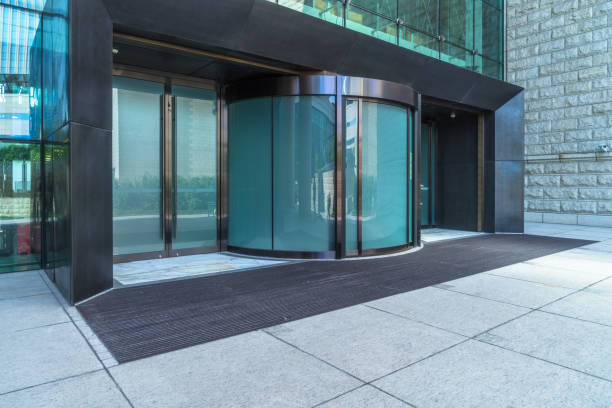 istock Building glass entrance 887838398