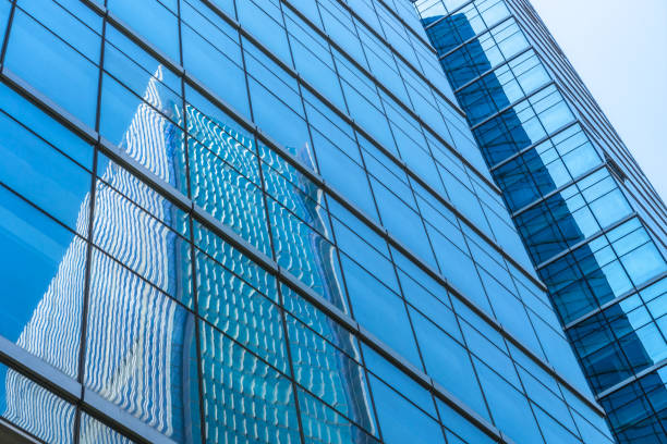 istock Detail glass building background 887841124