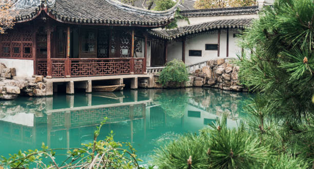istock Ponds and landscapes in Suzhou Gardens 887852940