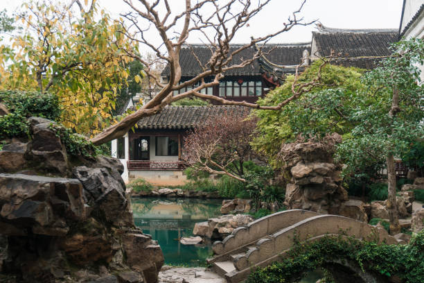 istock Ponds and landscapes in Suzhou Gardens 887852948