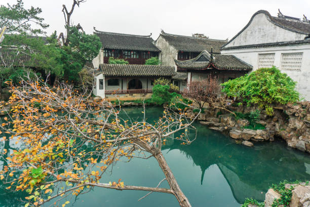 istock Ponds and landscapes in Suzhou Gardens 887855596