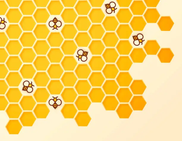 Vector illustration of Beehive