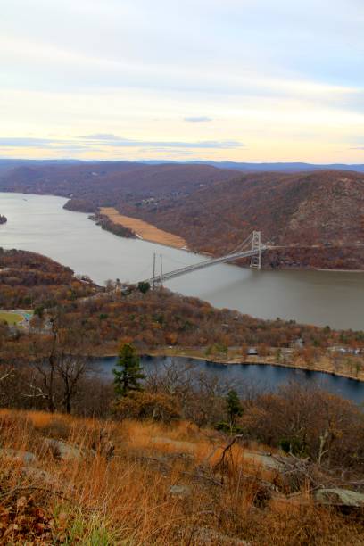 istock Historic Bear Mountain Suspension Bridge 887864362