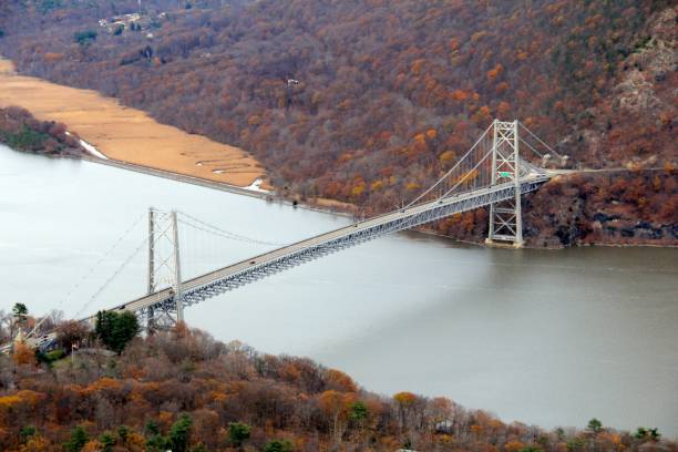 istock Historic Bear Mountain Suspension Bridge 887864666