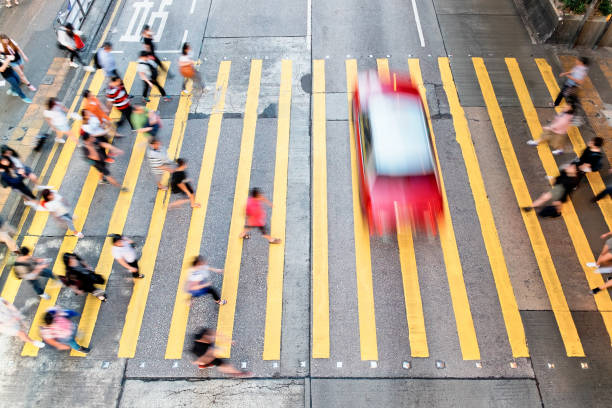 istock City Busy pedestrian crossing 887865456