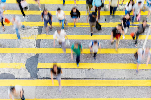 istock City Busy pedestrian crossing 887870968