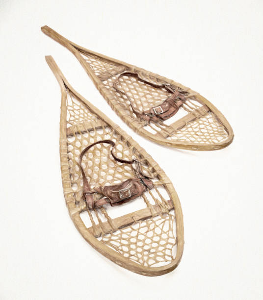 istock vintage snowshoes 887882956