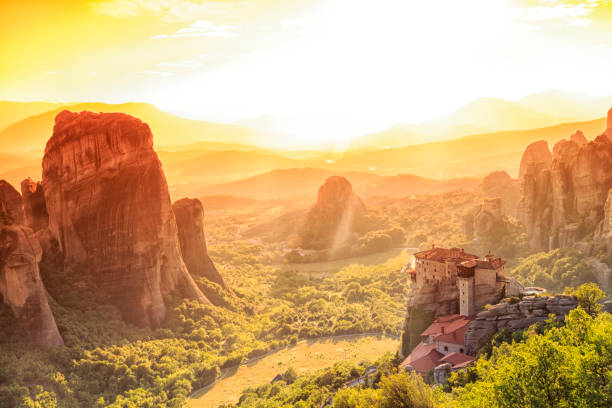 istock Rock monasteries Meteora - Greece 887890600