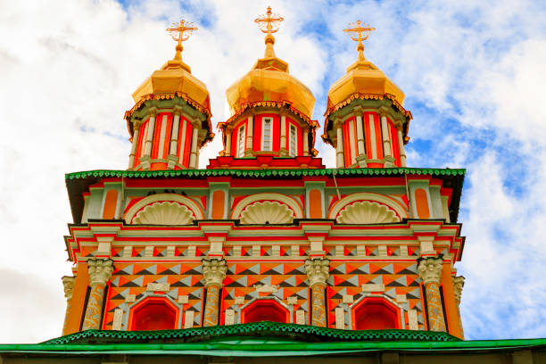 Sergiev Posad, Russia-April 9, 2015: The Trinity Lavra of St. Sergius is the most important Russian monastery and the spiritual centre of the Russian Orthodox Church.