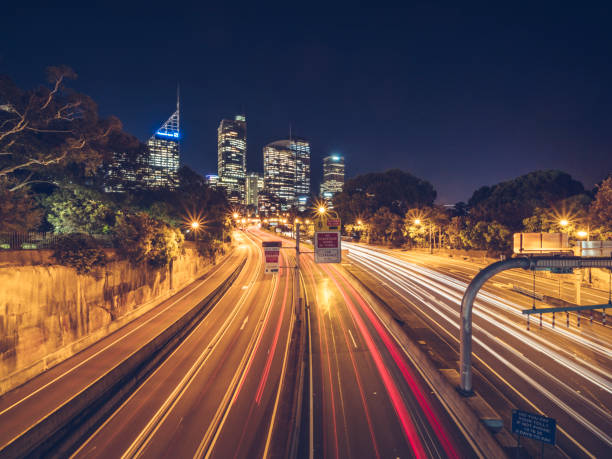 istock night view of Sydney 887896442