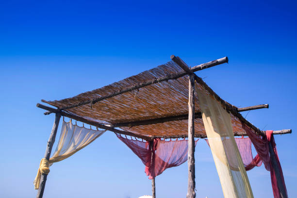istock Artisanal summer gazebo 887909982