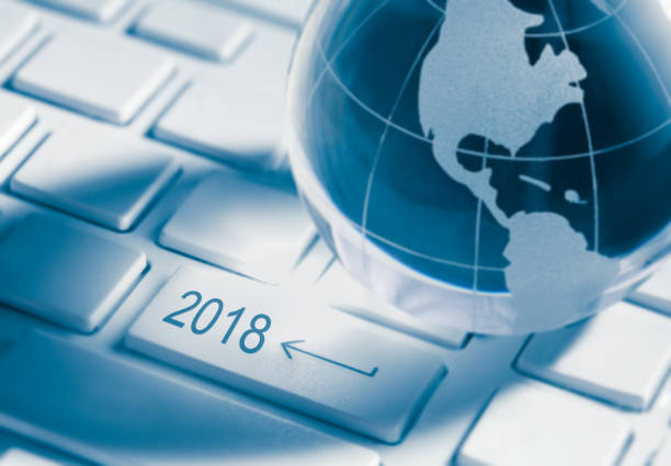 istock Business growth in 2018 year 887931172