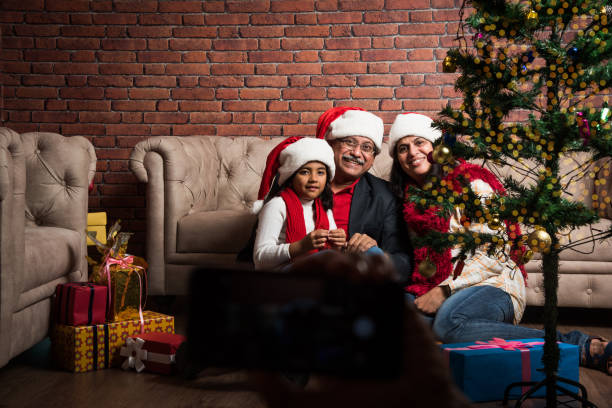 istock indian family celebrating christmas 887932774