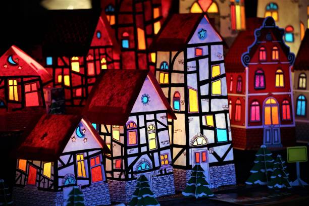 istock An Image of some paper houses - cardboard 887938008