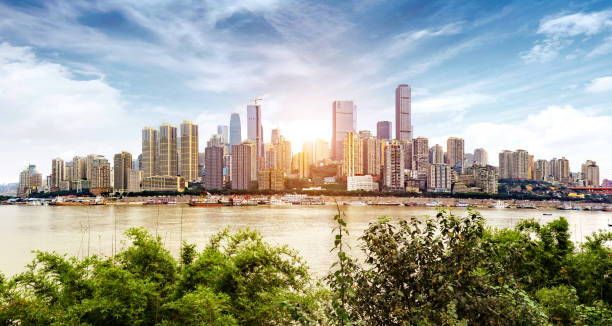 istock China Chongqing dimensional traffic 887957314