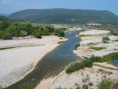 Achelous river in Acarnania and Aetolia Greece