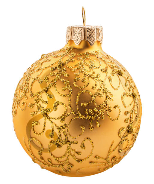 istock Christmas ball isolated on white background 887971874