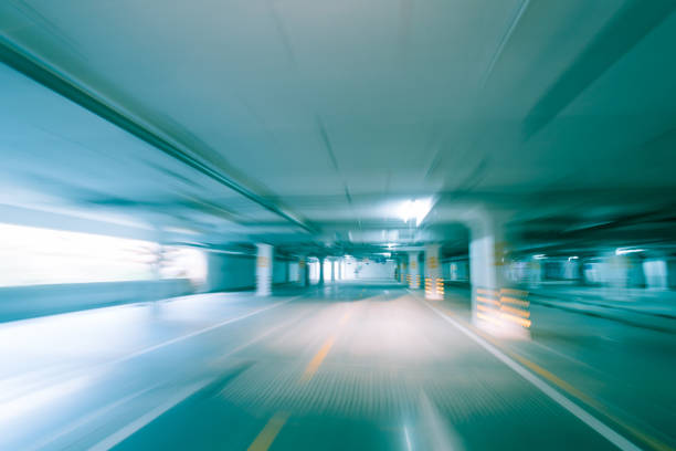 istock city under ground parking site in motion blur 888012916