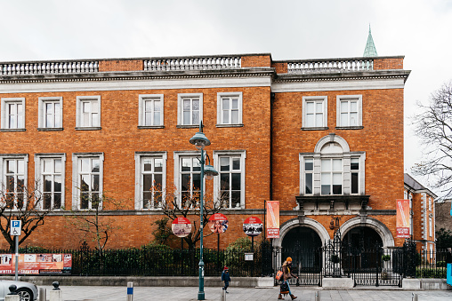 Cork, Ireland - November 12, 2017: Crawford Art Gallery in Emmett Place in Cork
