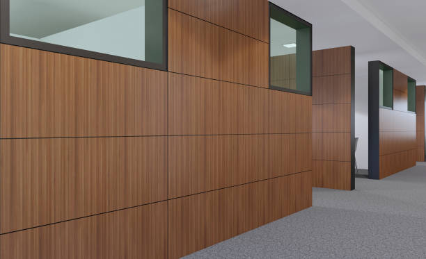 istock Modern office Cabinet. Meeting room. 3D rendering. 888021814