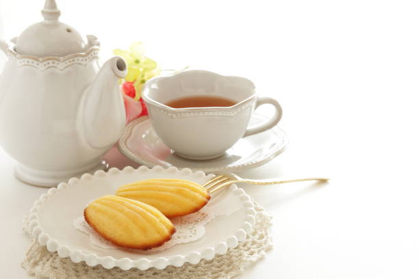 French cake on dish