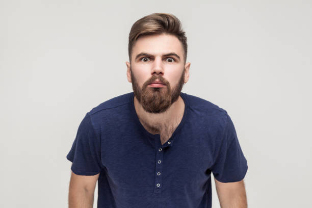 istock No way, i'm win! Man looking at camera with shocked face 888034388