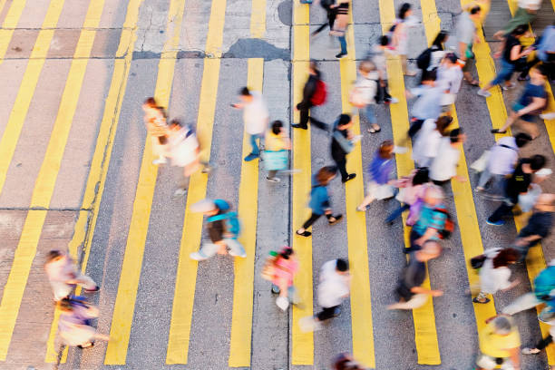 istock City Busy pedestrian crossing 888051142