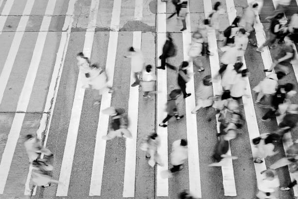 istock City Busy pedestrian crossing 888051906