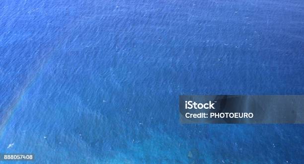 The Sea From A Birds Eye View Stock Photo - Download Image Now - Aerial View, Backgrounds, Bay of Water
