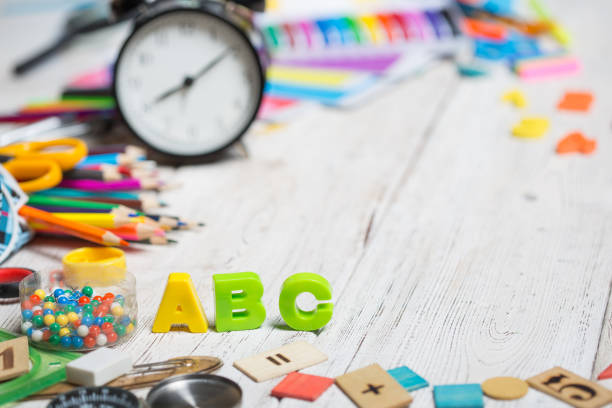 istock School supplies on the table 888057838